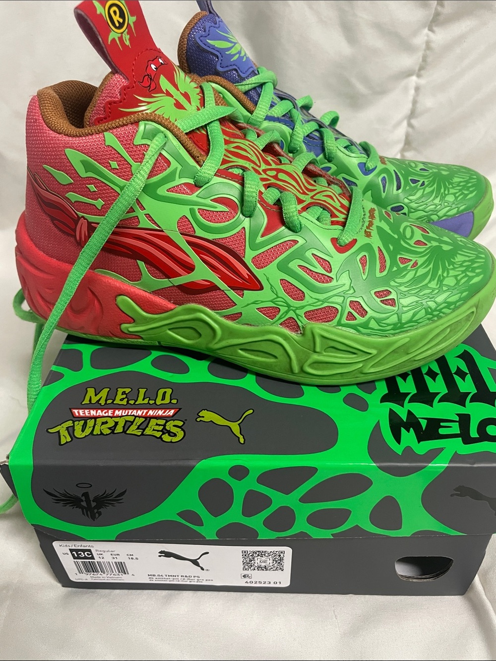 PUMA Kids’ Teenage Mutant Ninja Turtles Athletic Shoes